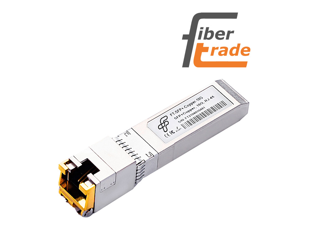Трансивер FiberTrade SFP-Copper-10G RJ-45