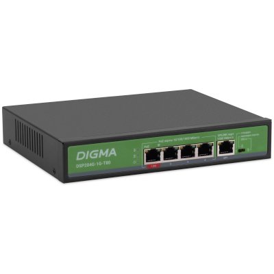 Коммутатор Digma DSP204G-1G-T80