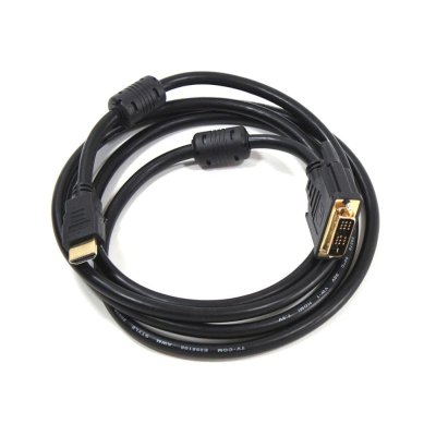 Кабель Buro HDMI-19M-DVI-D-5M