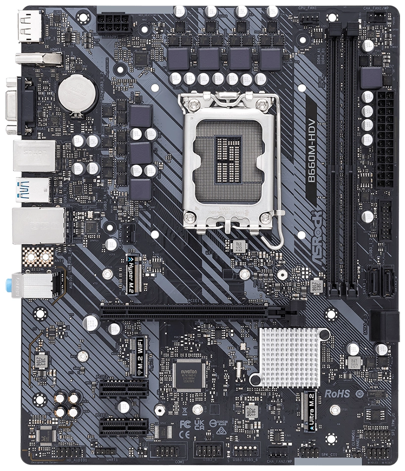 Материнская плата Asrock B660M-HDV