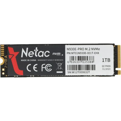 SSD диск Netac N930E Pro 1Tb NT01N930E-001T-E4X