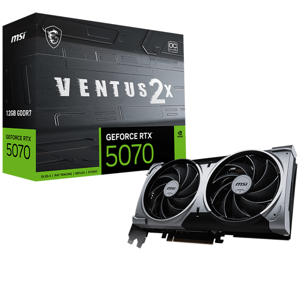 MSI PCI-E RTX 5070 12G VENTUS 2X OC
