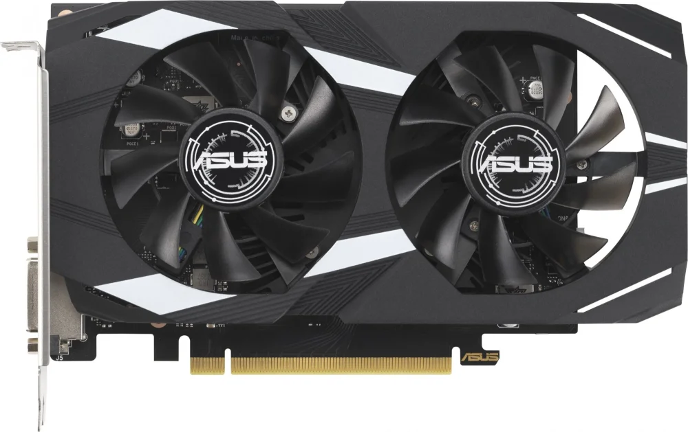 Видеокарта ASUS DUAL-RTX3050-O6G//RTX3050,DVI,HDMI,DP,6G,D6; 90YV0K60-M0NA00 (DUAL-RTX3050-O6G)