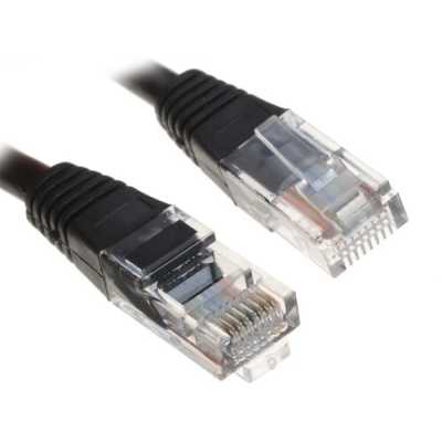 Патч-корд Cablexpert PP12-0.25M/BK
