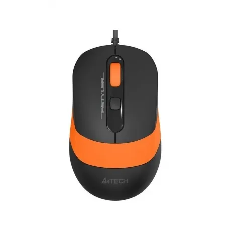 Мышь A4Tech Fstyler FM10 черный/оранжевый USB (4but) в Санкт-Петербурге