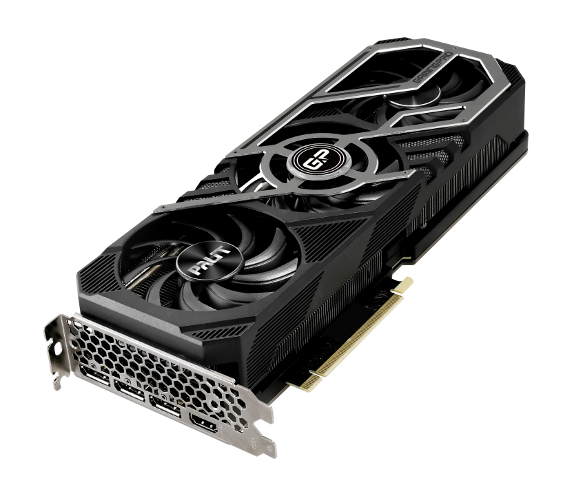 Видеокарта Palit GeForce RTX 3080 GamingPro (LHR) (NED3080019IA-132AA)