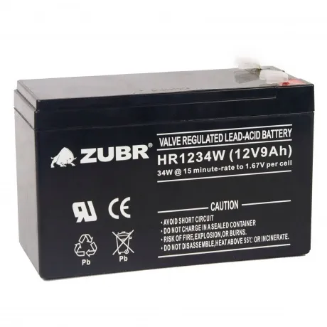 Батарея для ИБП ZUBR HR 1234 W (12V, 9Ah) (HR1234W) в Санкт-Петербурге