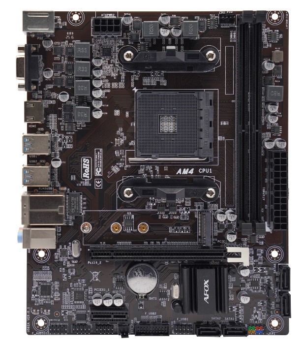 Материнская плата AMD A520 SAM4 MATX A520D4-MA2-V2 AFOX