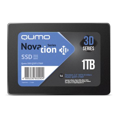 SSD диск Qumo Novation 3D TLC 1Tb Q3DT-1TSCY
