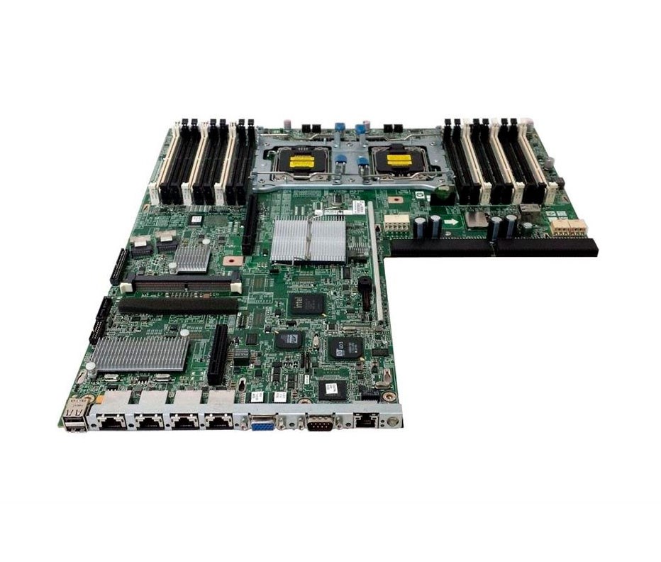 677046-001 Материнская Плата Hewlett-Packard iC602 Dual Socket 2011 24DDR3 SATAII PCI-E16x 2.0/Riser PCI-E8x SVGA 2xGbLAN E-ATX 8000Mhz 1U For DL160G8