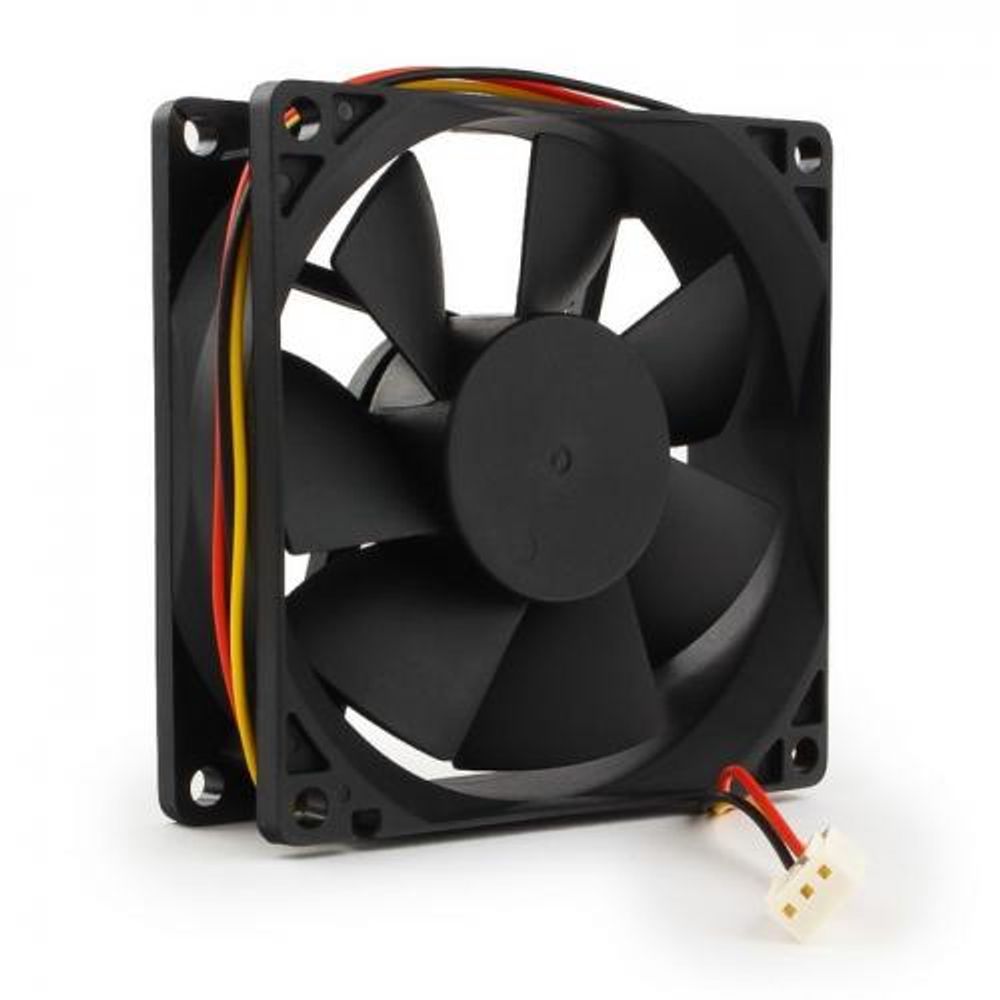 Вентилятор Gembird FANCASE 80x80x25, втулка, 3 pin, провод 30 см {100}