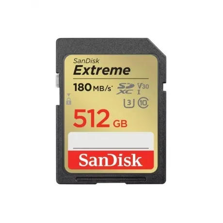Карта памяти SDXC 512GB SanDisk Extreme UHS-I Class 3 (U3) V30 180/130 MB/s (SDSDXVV-512G-GNCIN) в Санкт-Петербурге