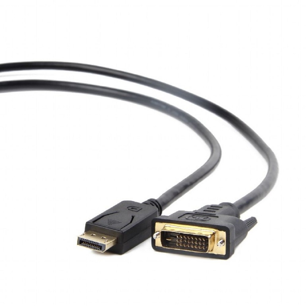 Bion Кабель DisplayPort - DVI, 20M/24+1M, позолоченные контакты, 1,8м, черный [BXP-CC-DPM-DVIM-018]