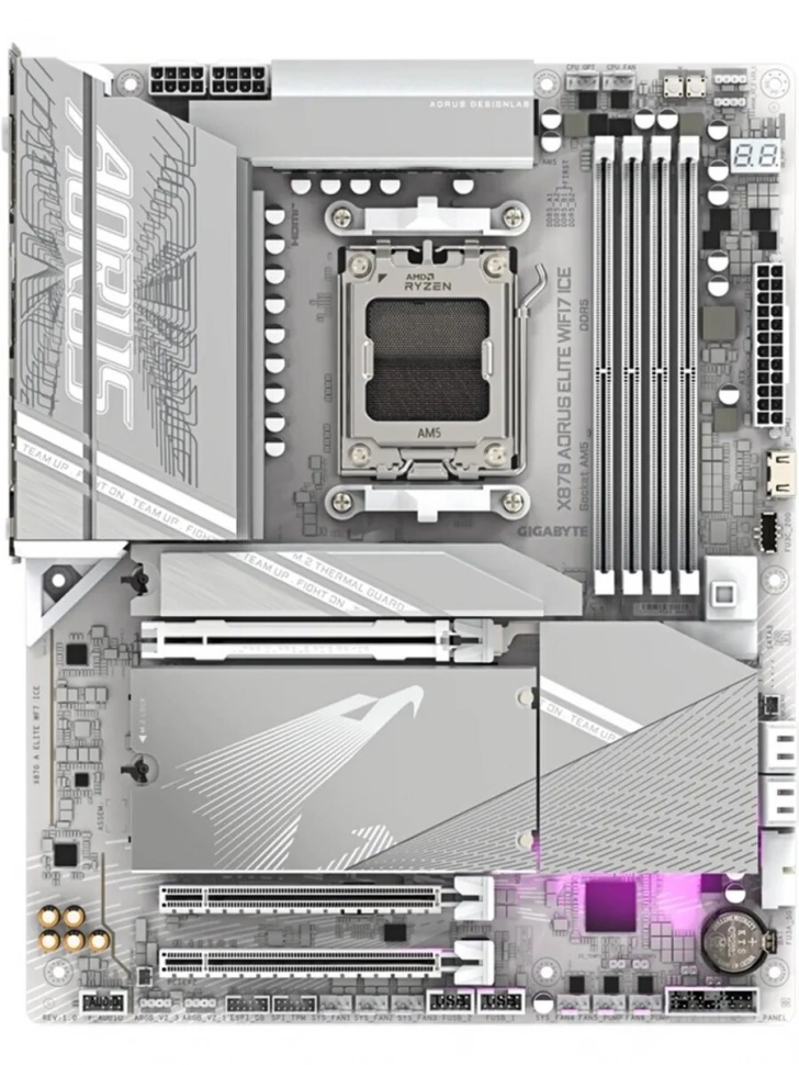 Материнская плата Gigabyte X870 A ELITE WF7 ICE