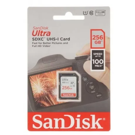 Карта памяти SanDisk SDXC Ultra Class10 256Gb (SDSDUNR-256G-GN6IN) в Санкт-Петербурге