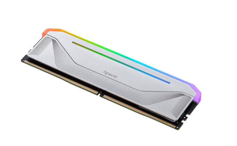 Оперативная память Apacer DDR5 32GB 6400MHz DIMM NOX RGB White Gaming Memory CL32 1.4V (Retail) 2048*8 Heat Sink (Retail) 3 years (AH5U32G64C552NWAA-1)