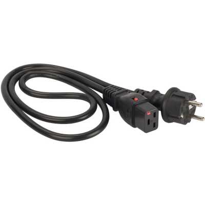 Кабель питания Lanmaster LAN-PP19L/SH-2.0-BK