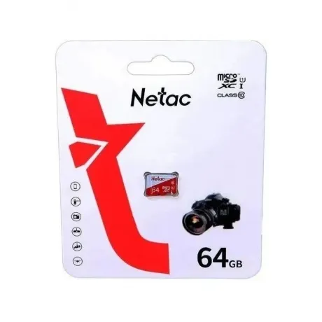 Карта памяти microSDHC 64GB Netac P500 ECO (NT02P500ECO-064G-S) (без SD адаптера) в Санкт-Петербурге