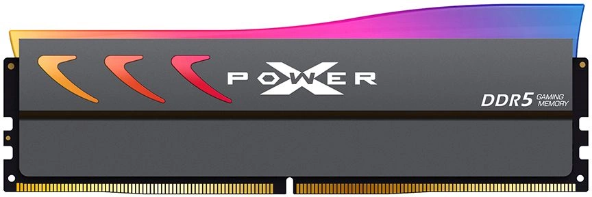 Память DDR5 16GB 6800MHz Silicon Power SP016GXLWU68AFSK Xpower Storm RGB RTL PC5-54400 CL34 DIMM 288-pin 1.4В kit single rank Ret
