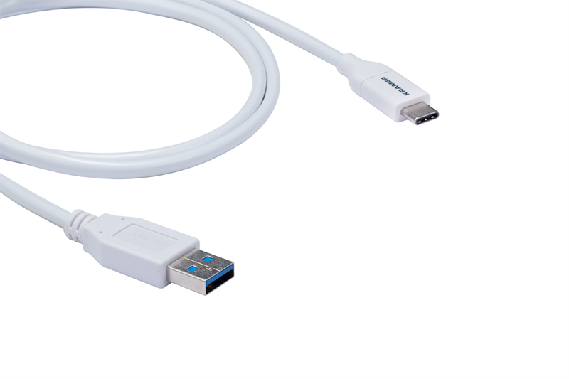 Kramer C-USB31/CA-3 Кабель USB-C 3.1 вилка- USB-A 3.0 вилка, 0,9 м (96-02357203)