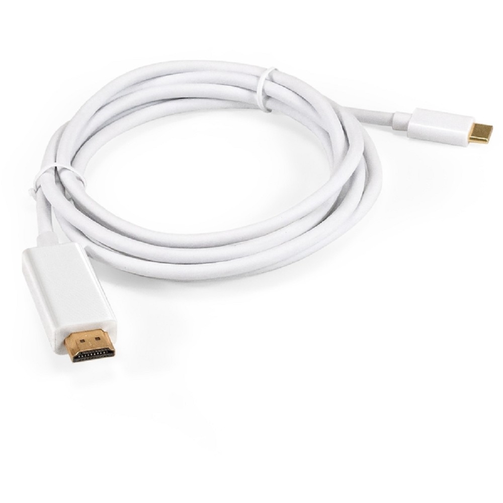 Exegate EX294722RUS Кабель-адаптер Type C-HDMI ExeGate EX-CM-HDMI2M-0.1 (USB Type C/19M, 4K@120HZ 8K@ 30Hz, 1,8м)