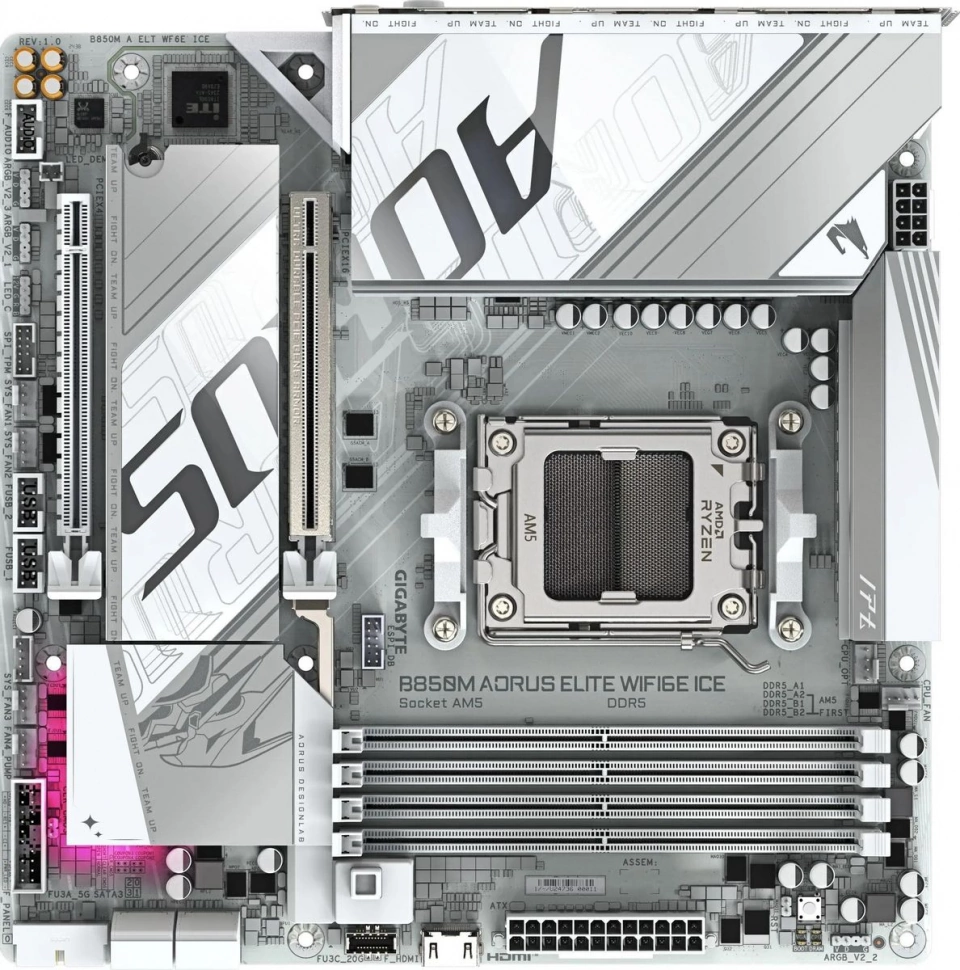 Материнская плата Gigabyte B850M A ELT WF6E ICE