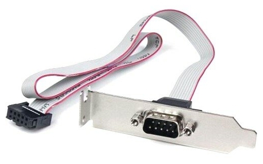 ORIENT C098, Планка портов в корпус 1xCOM DB9 Male, Low Profile, oem