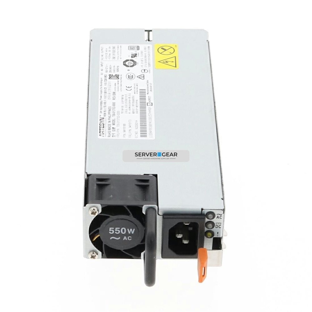 00YL563 Блок питания System x 550W High Efficiency Platinum AC Power Su