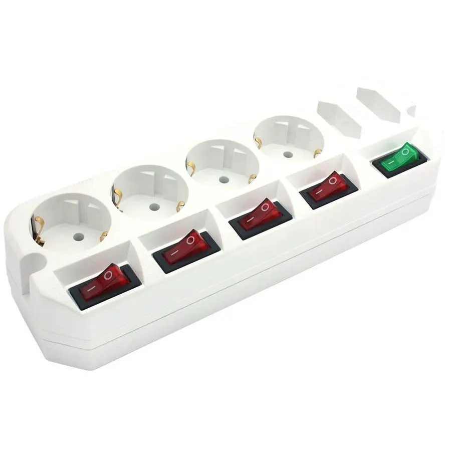 Сетевой фильтр Most A10 1.6м (6 розеток) белый в Санкт-Петербурге