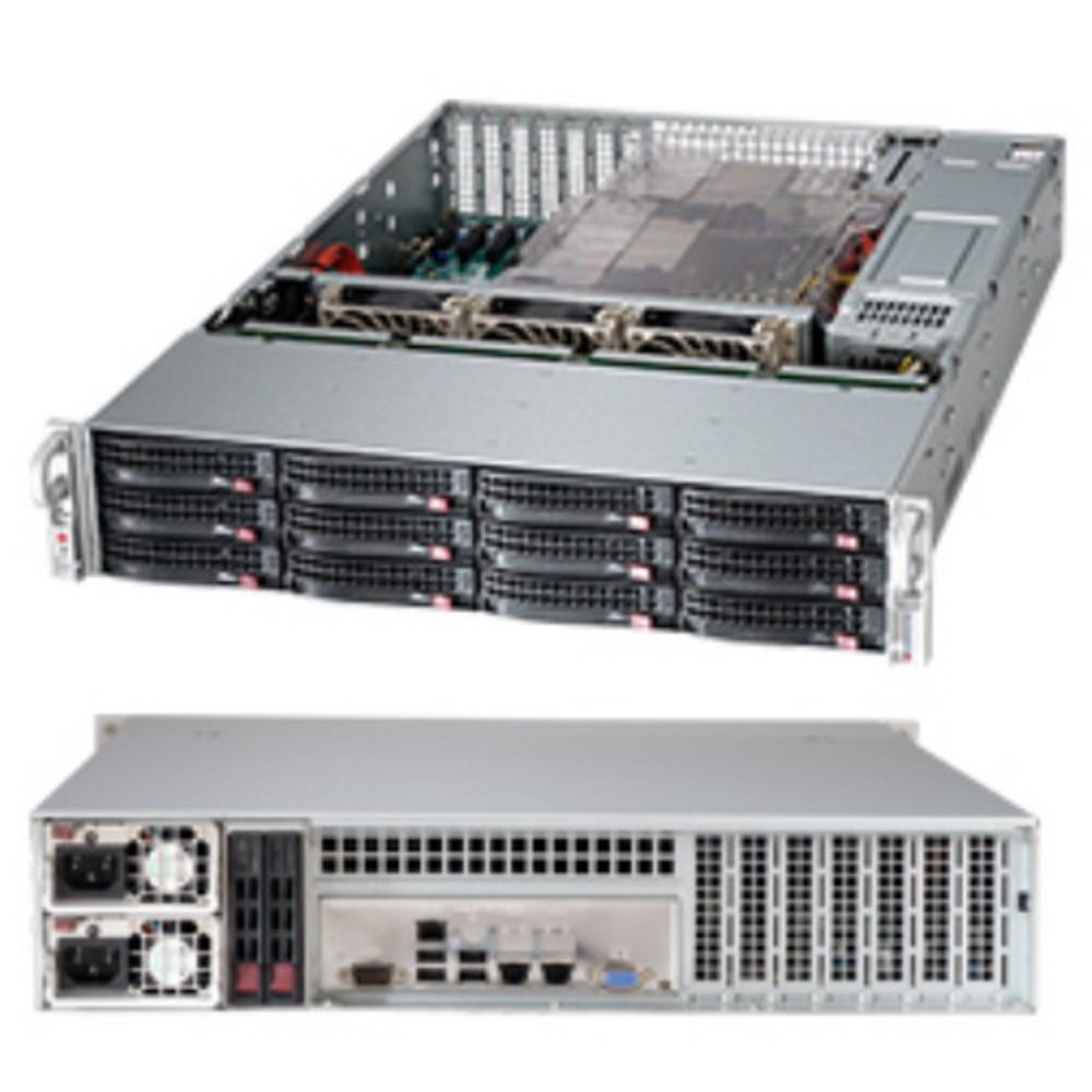 Корпус SuperMicro CSE-826BE1C-R920LPB 2U 2x920W черный