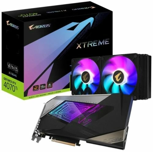 Видеокарта Gigabyte GeForce RTX 4070 Ti 12Gb (GV-N407TAORUSX W-12GD)