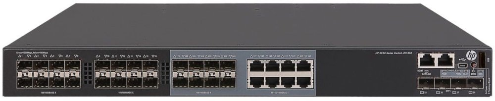Сетевой коммутатор Hewlett Packard Enterprise HPE FlexNetwork 5510 HI, 24G, SFP, 4SFP+, 1 слот (JH149A)