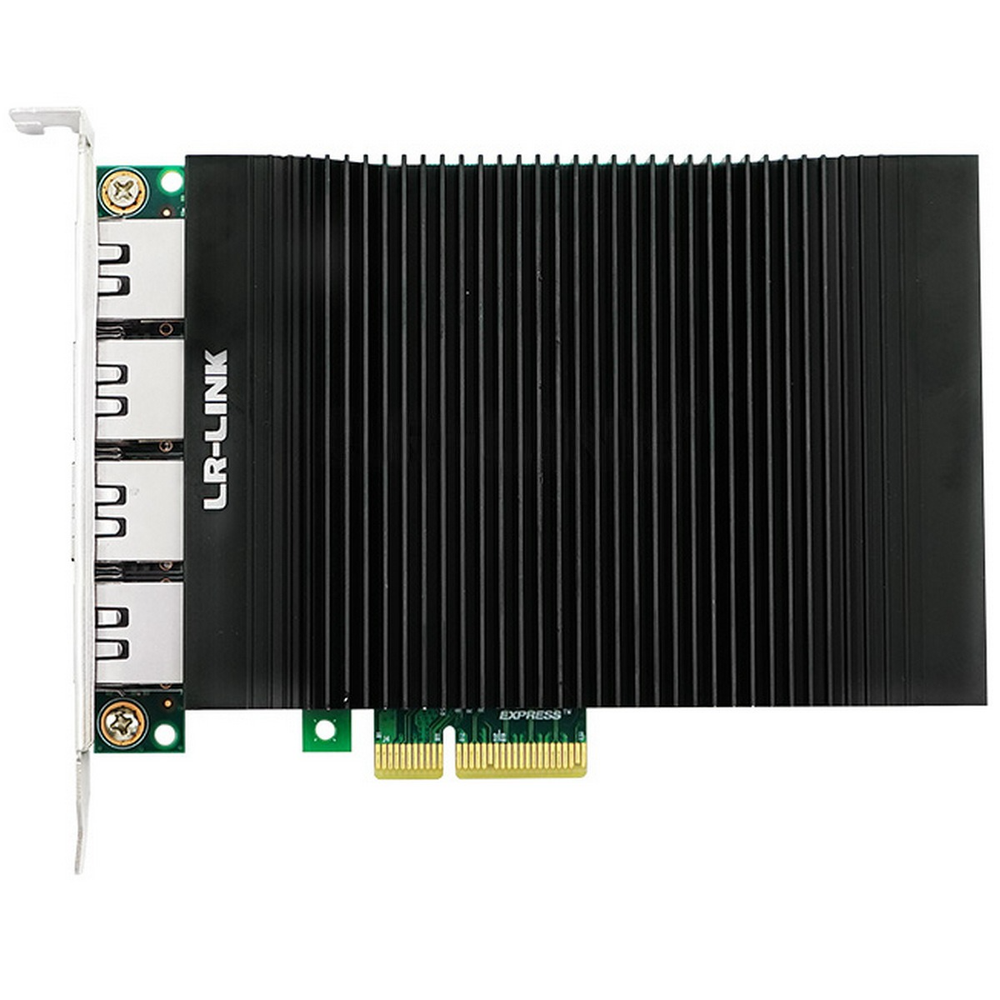 Сетевой адаптер Lr-Link LRES2005PT 4-Port Gigabit PCIe Ethernet Server Adapter Card SFF