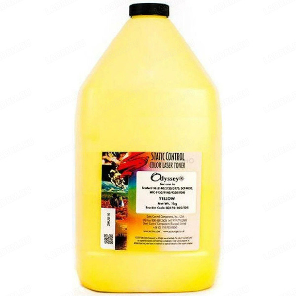 Тонер OKI Universal3 Yellow, STATIC CONTROL (жёлтый, 1 кг/банка) glossy