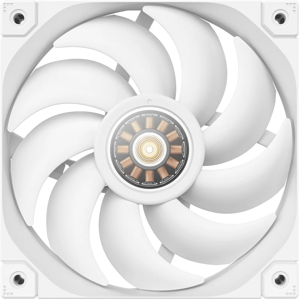 Вентилятор Deepcool FT12 120x120x25mm белый 4-pin 32dB 188gr Ret (R-FT12-WHWPN1-G)
