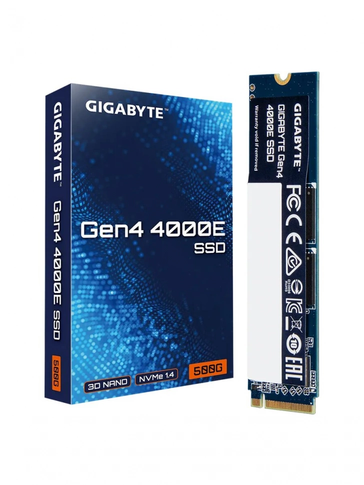 SSD накопитель GigaByte Gen4 4000E 500Gb (G440E500G)