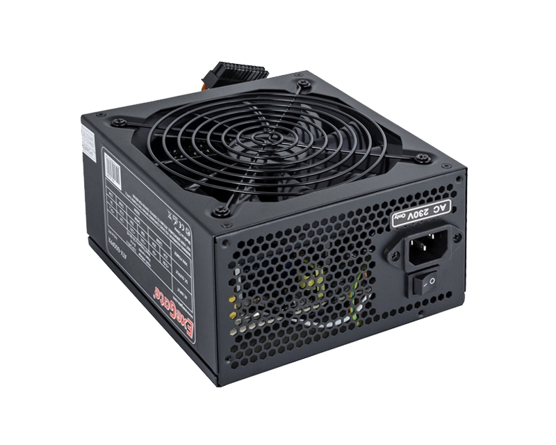Exegate EX221642RUS Блок питания 600W ATX-600PPX RTL, black, active PFC, 13,5cm, 20+4pin/4+4pin/PCI-E/4IDE/5SATA