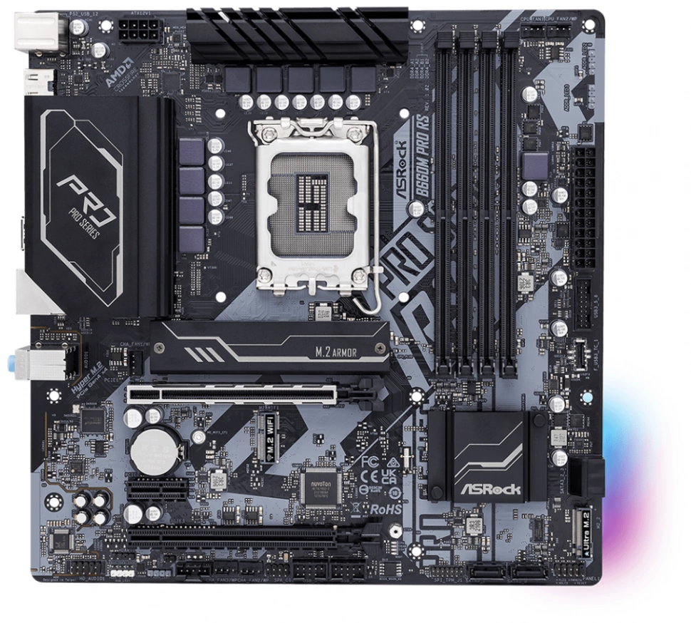 Материнская плата Asrock B660M PRO RS (90-MXBGW0-A0UAYZ)