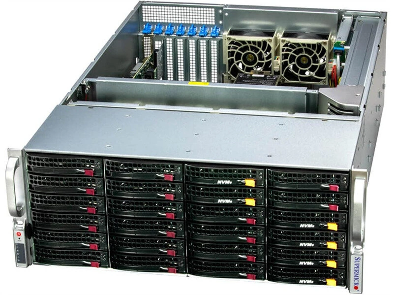 Серверная платформа Supermicro SuperStorage 4U Server 641E-E1CR24H (SSG-641E-E1CR24H_empty)