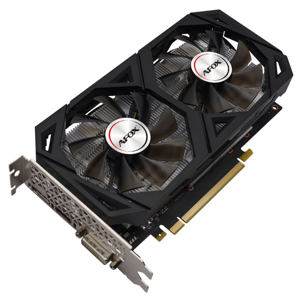 Видеокарта AFOX AF1660TI-6144D6H7-V4 GEFORCE GTX1660TI 6GB GDDR6 192BIT DP DVI HDMI ATX SINGLE FAN RETAIL PACK