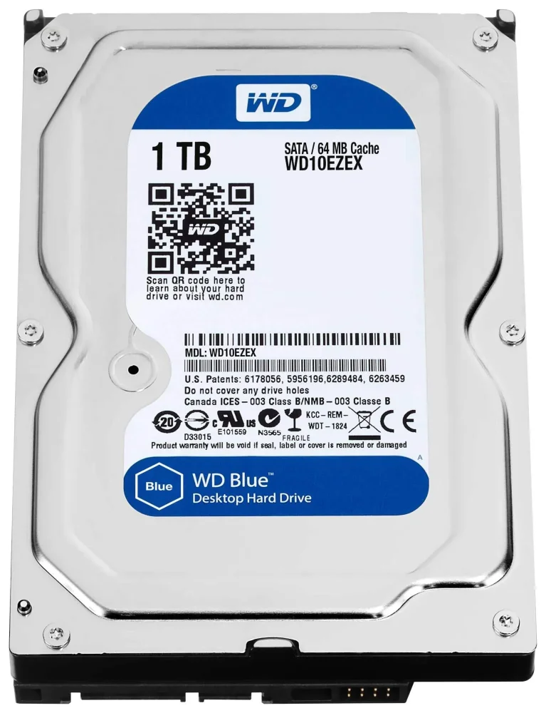 Жесткий диск WD SATA Blue 1TB (WD10EZEX) в Санкт-Петербурге
