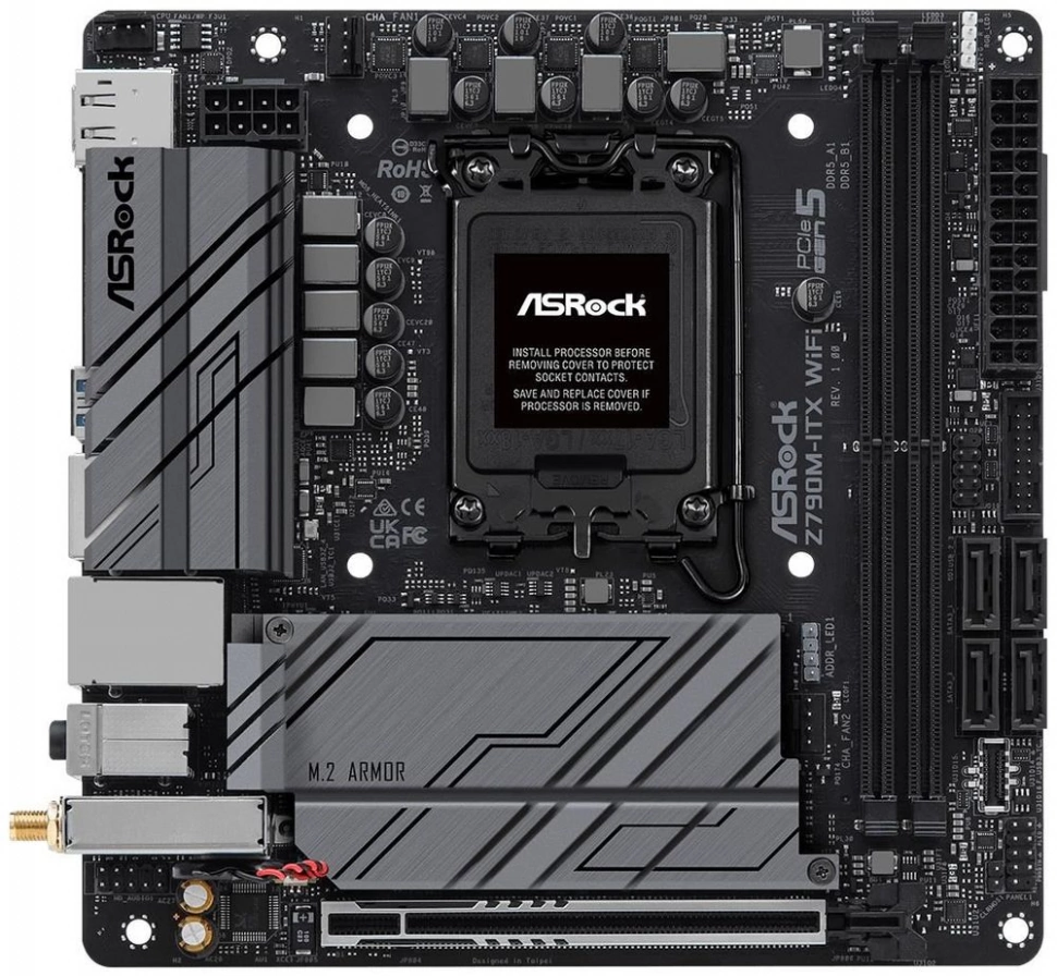 Материнская плата Asrock Z790M-ITX WIFI (90-MXBK40-A0UAYZ)