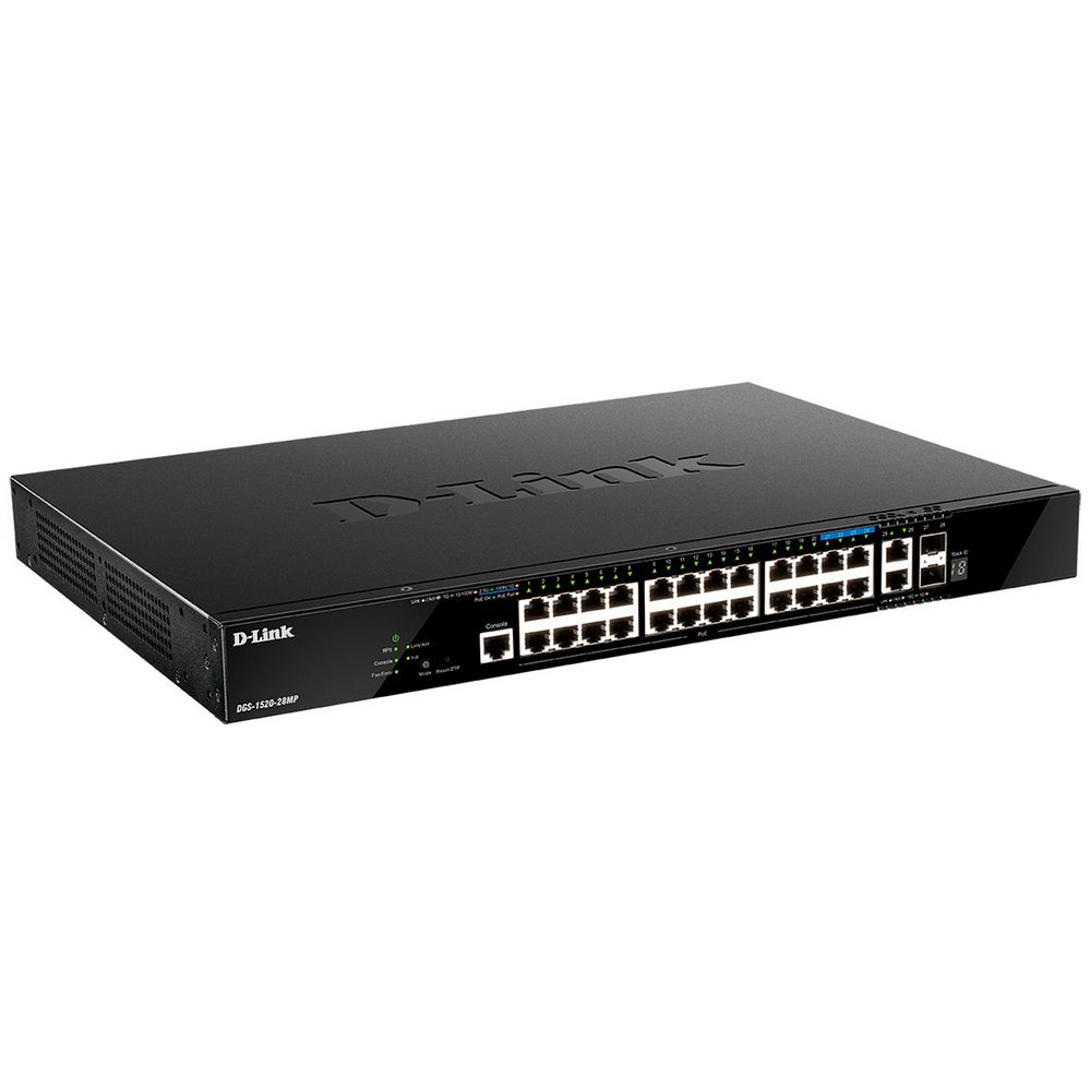 Коммутатор D-Link DGS-1520-28MP/A1A, (DGS-1520-28MP/A1A)