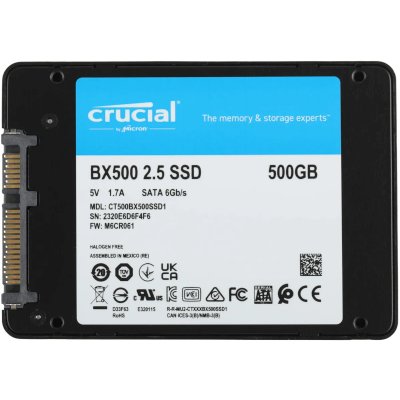 SSD диск Crucial BX500 500Gb CT500BX500SSD1