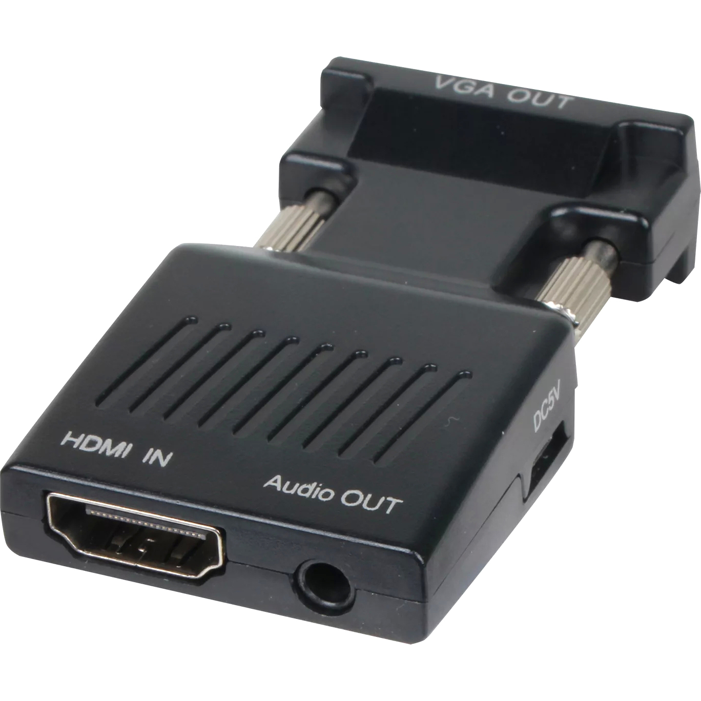 Переходник HDMI(F) --> VGA(M)+audio,1080*60Hz, VCOM <CA336A> Переходник VCOM HDMI F/VGA M+mini jack 3.5 mm M (CA336A)