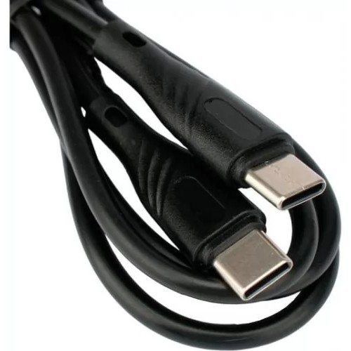 Cablexpert Кабель USB2.0 Type-C/Type-C, Classic 0.1, 3A, 60Вт, PD/QC3.0, медь, 1м, черный, коробка (CCB-USB2-CMCMO1-1MB)