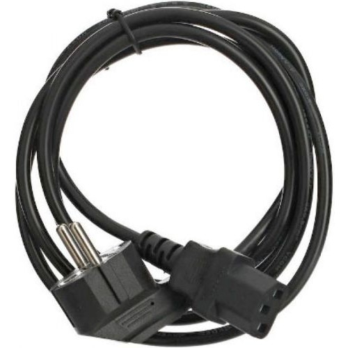 Telecom TY021-CU1.5-1.8M Кабель комп - розетка 220V EU (угловой) 3GX1,5mm2, 1,8m, медь, Telecom