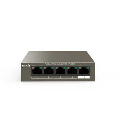 Коммутатор Tenda TEG1105P-4-63W