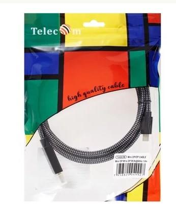 Telecom <TA683M-1.8M> Кабель 1.4V Mini DisplayPort M <--> Display Port M 1,8м 4K@120HZ 8K@60HZ [7958820049927]