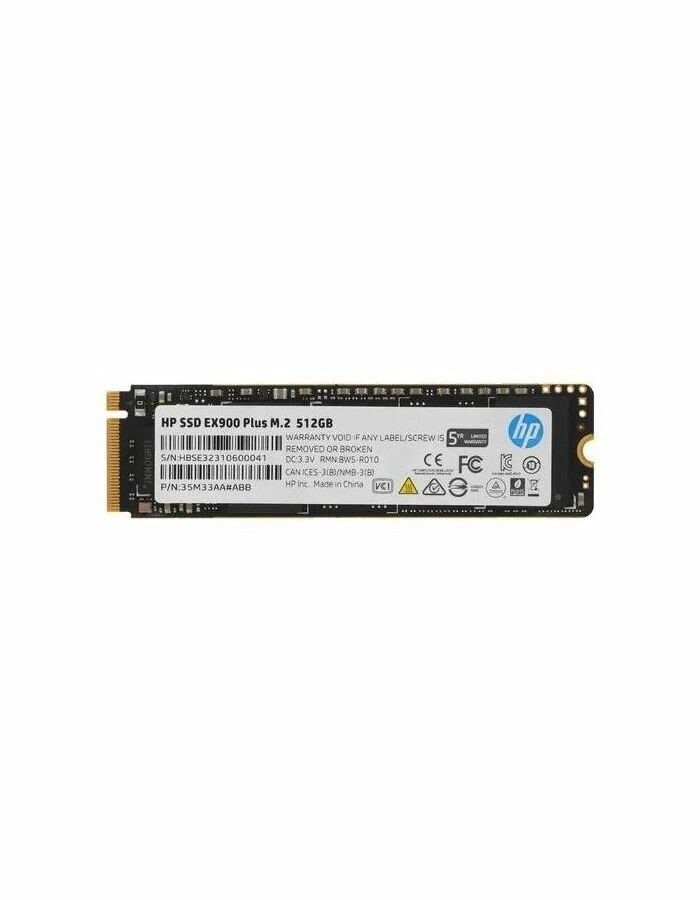 SSD накопитель HP 512Gb EX900 Plus (35M33AA)